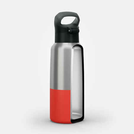 زجاجة حرارية من الفولاذ المقاوم للصدأ للتنزه، سعة 0,5 لتر - لون أحمر