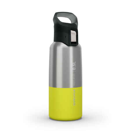 Isothermal Stainless Steel Hiking Flask MH500 0.5L - Yellow