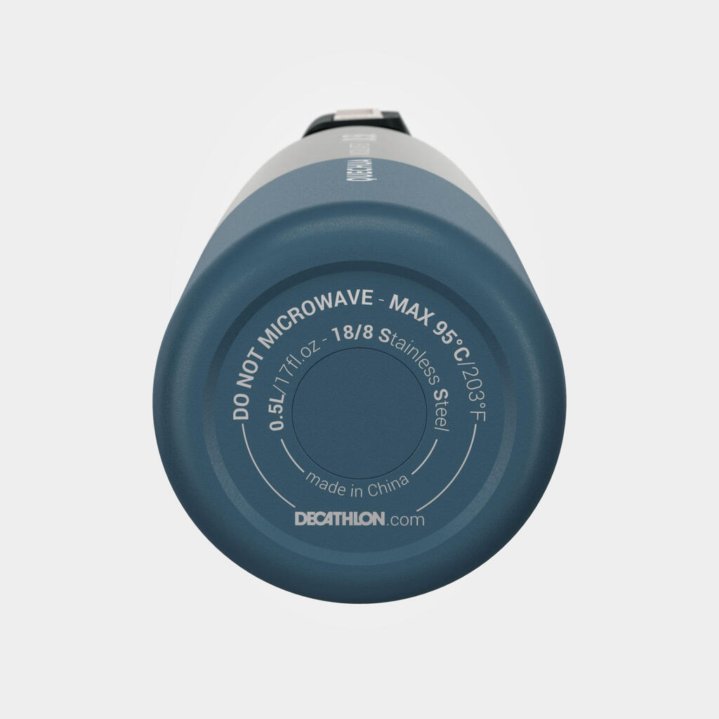 Turistická termoska MH500 z nehrdzavejúcej ocele 0,5 l ružová 