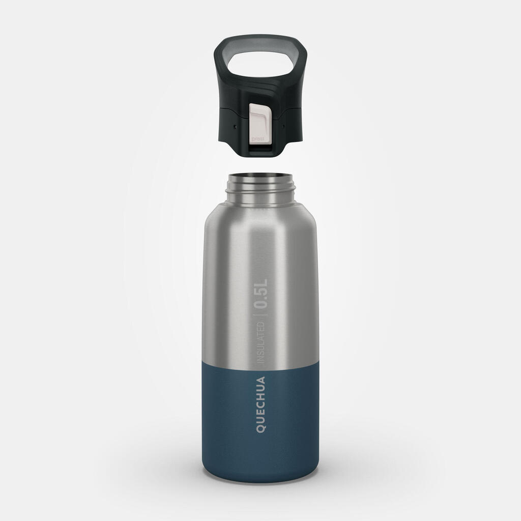 Gourde 900 isotherme inox 0,5L bouchon à ouverture rapide pour la randonnée