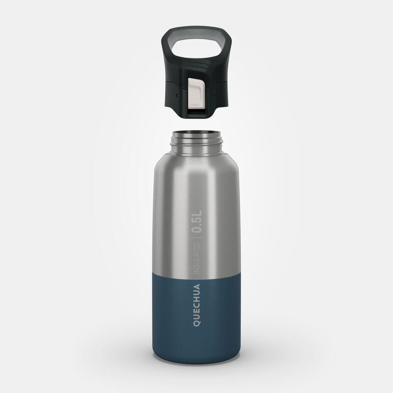Gourde 900 isotherme inox 0,5L bouchon à ouverture rapide pour la randonnée