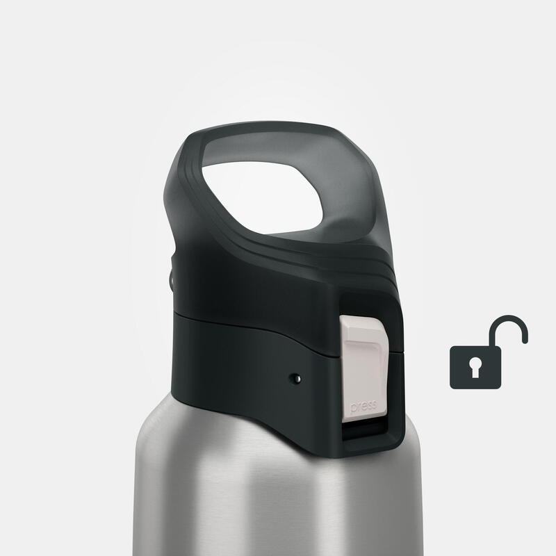 Termos inox cu capac cu deschidere rapidă pentru Drumeție 900 0,5L Alb