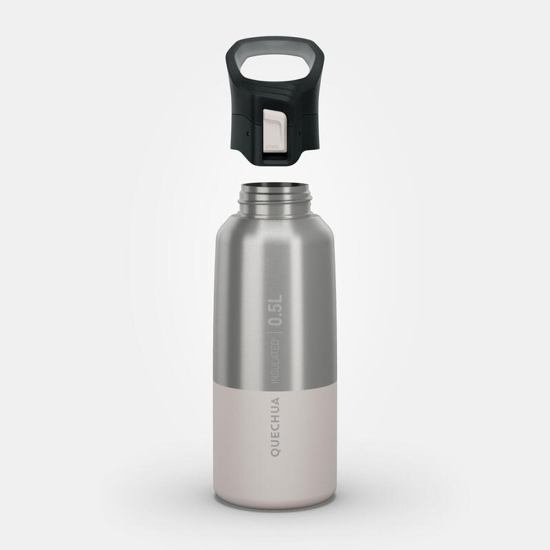 Outdoor Paslanmaz Çelik Termos - 0,5 L - Pratik Kapak - Beyaz - 900