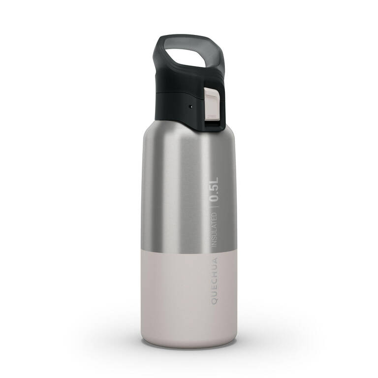 Isothermal Stainless Steel Hiking Flask MH500 0.5 L White