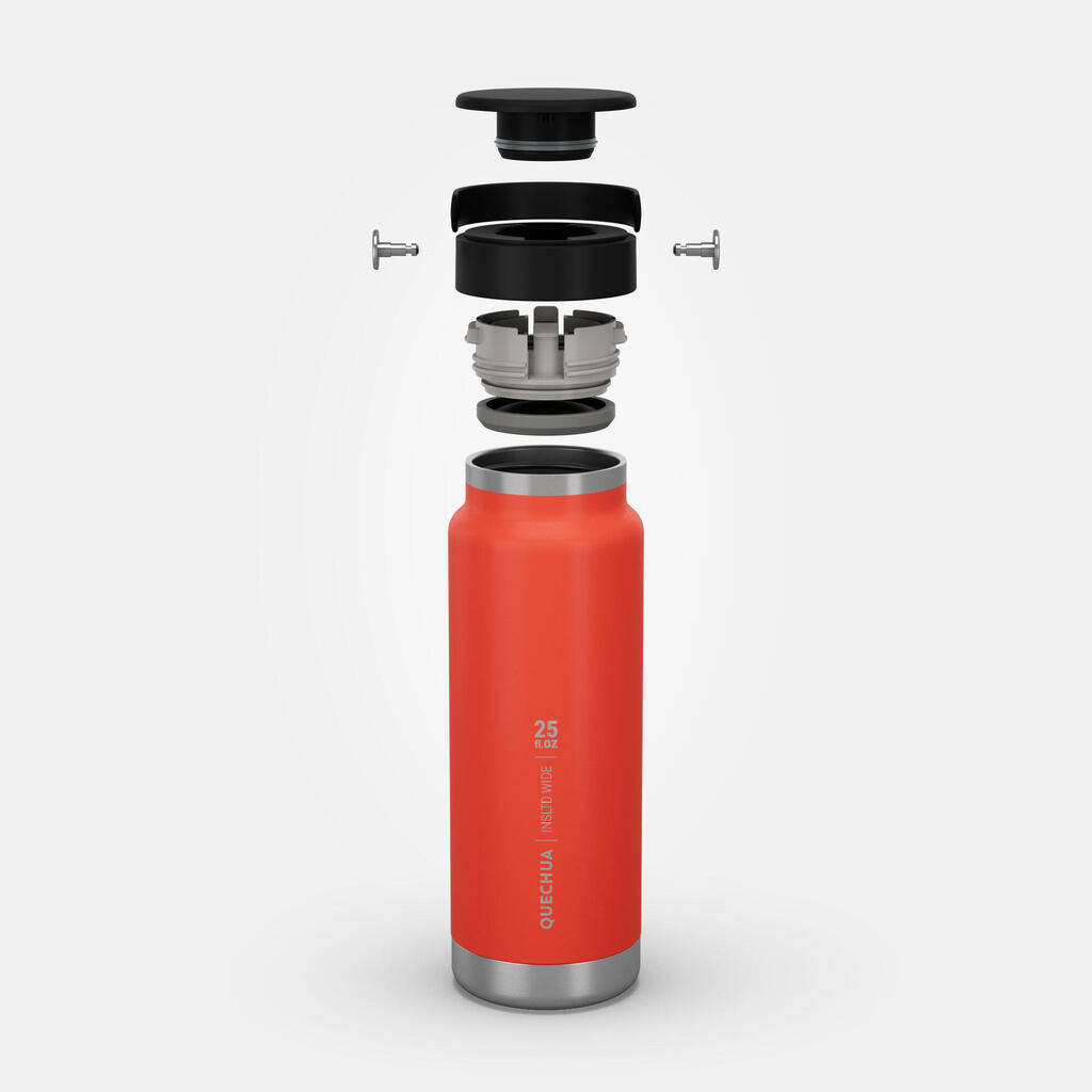 Isothermal Flask MH100 (s/steel double wall with air gap) 0.75 wide opening Red