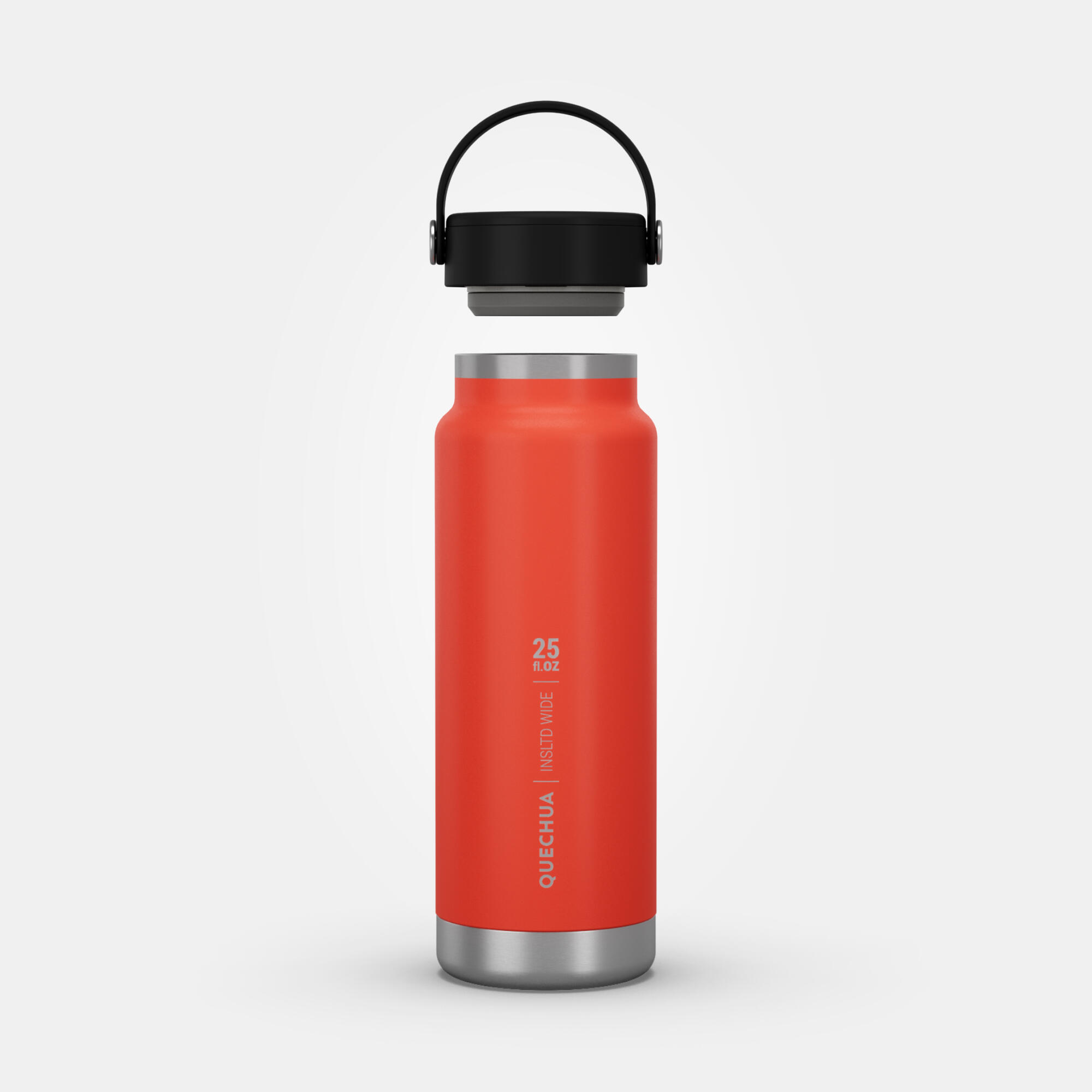Isothermal Flask MH100 (s/steel double wall with air gap) 0.75 wide opening Red 2/11