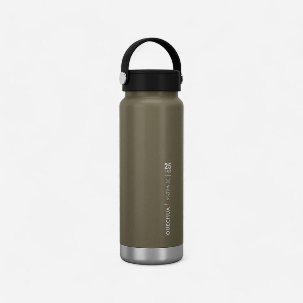 Isothermal flask mh100 (s/steel double wall with air gap) 0.75wide opening khaki