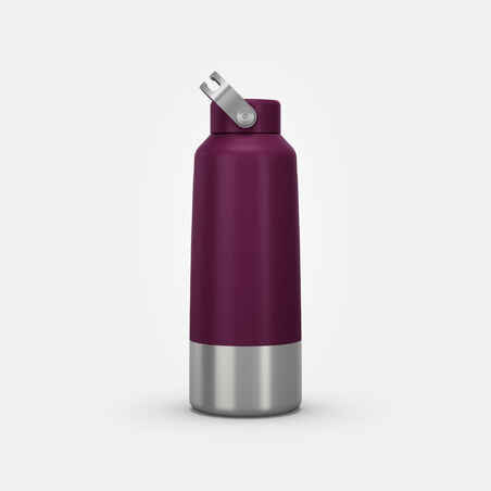 בקבוק טיולים מנירוסטה עם פקק מתברג דגם MH100‏ 1L – אדום