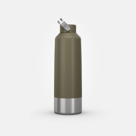 Botol Minum Mendaki Stainless Steel dengan Tutup Putar MH100 1,5 L Khaki