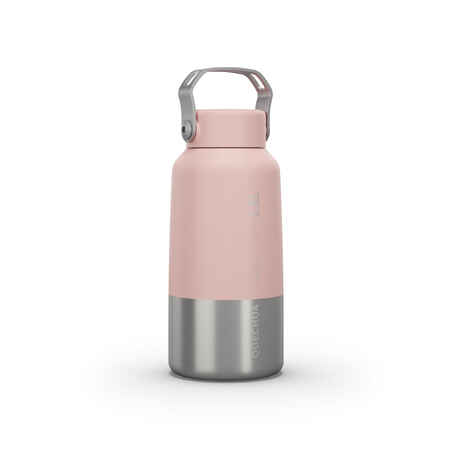 Trinkflasche 0,6 Liter - MH100 Edelstahl mit Schraubverschluss rosa