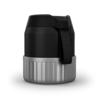 Boîte alimentaire MH500 isotherme randonnée inox 0,8L noir avec bol