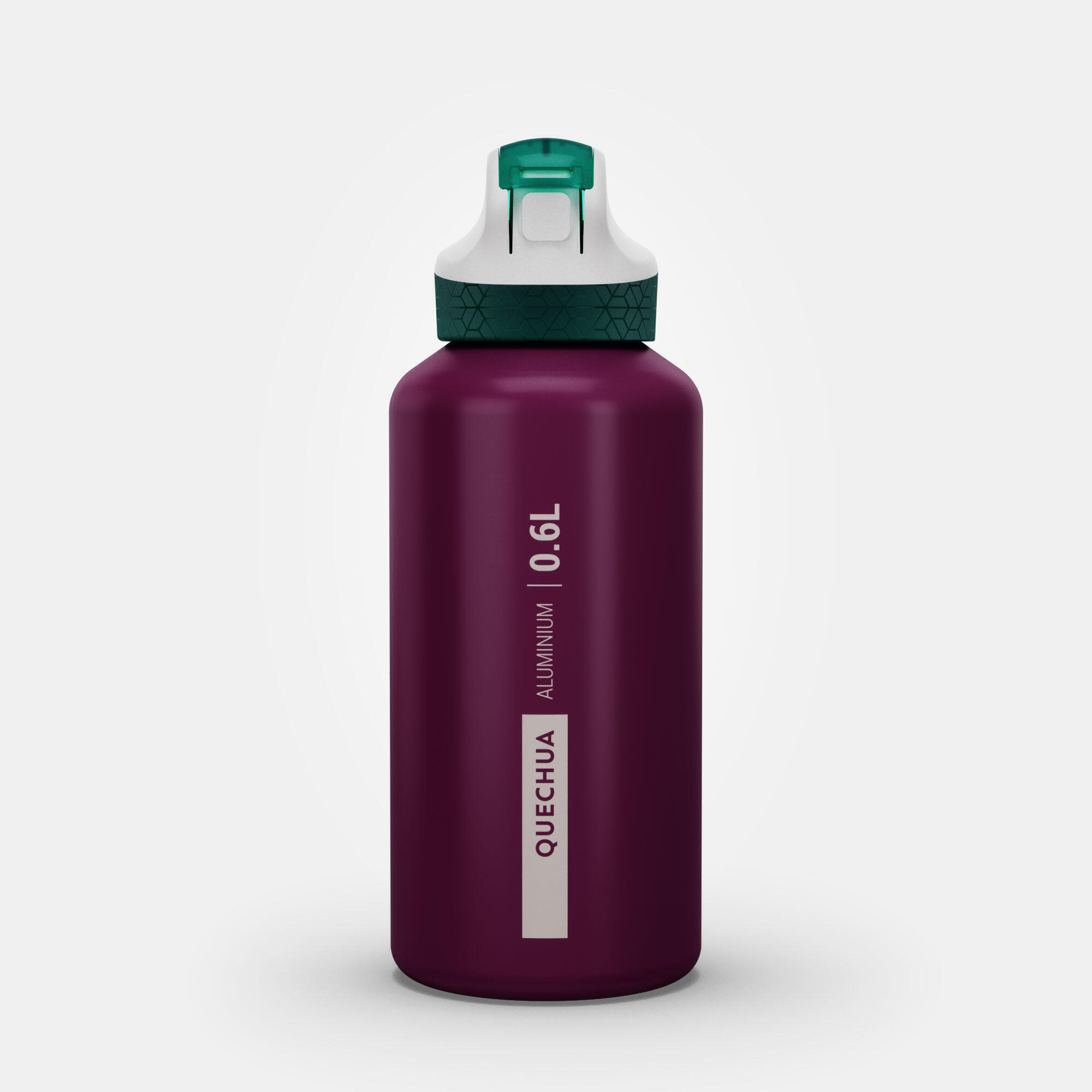 0.6 L aluminium flask with instant cap and pipette for hiking 11/12