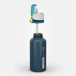 0.6 L Aluminium flask with quick opening cap and pipette for hiking