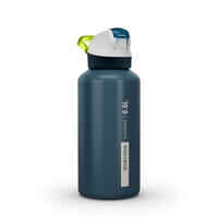 زجاجة ألومنيوم للتنزه بغطاء سريع الفتح 0.6 لتر - أزرق