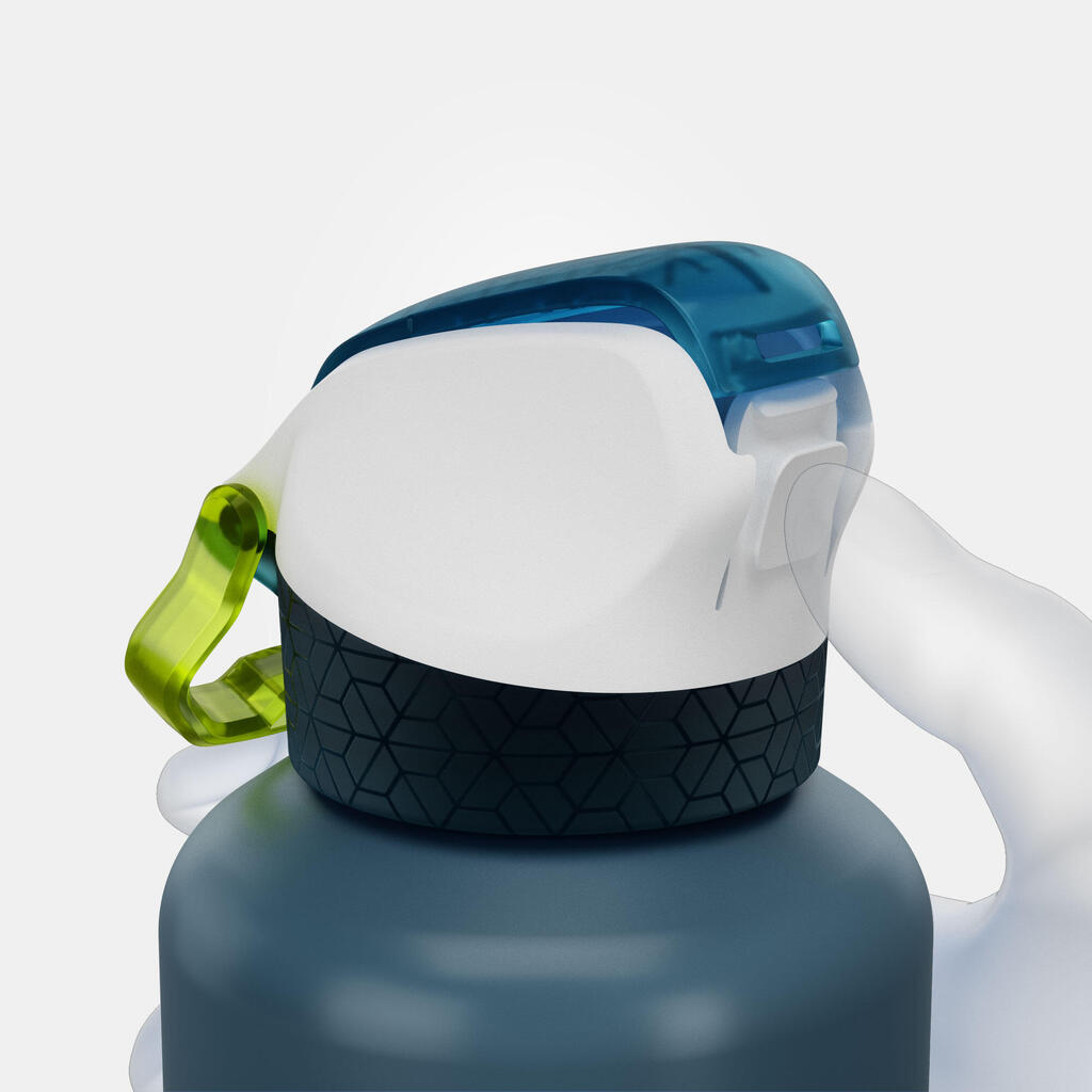 0.6 L kids’ alum. water flask 500 with instant cap, pipette & straw, for hiking