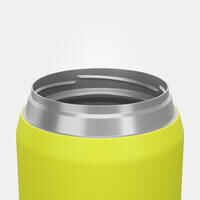 Stainless Steel Isothermal Food Box for Hiking MH500 0.5 L Yellow