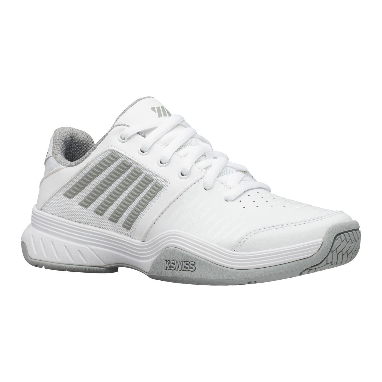 Zapatillas de Tenis Kswiss Court Express Tierra Batida Mujer Blancas K