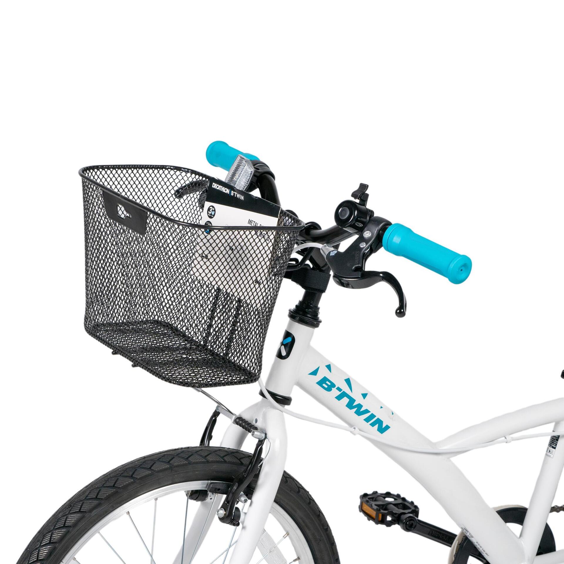 Btwin Rear Twin Bicycle Carrier Basket Metal Bike Basket (20