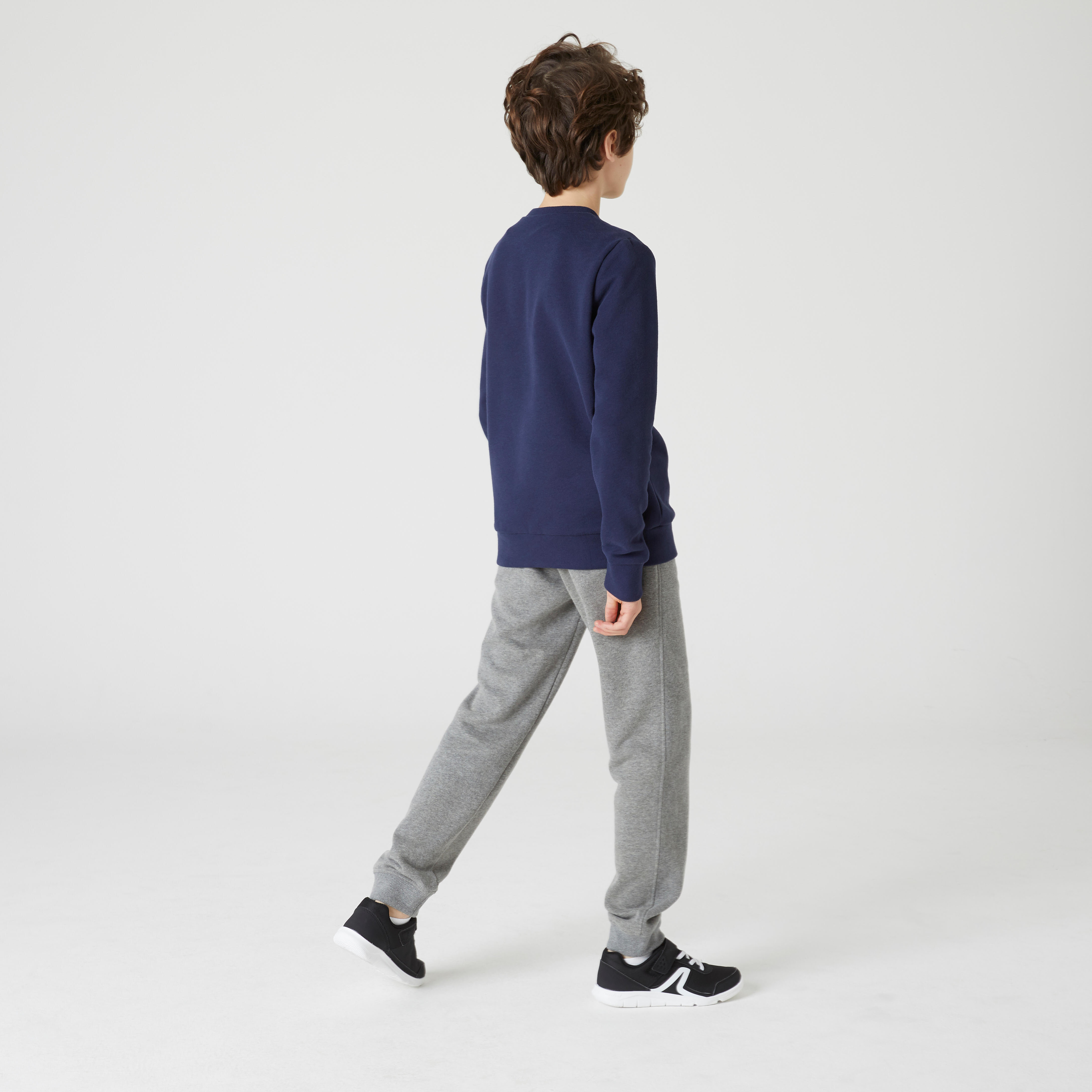 Kids’ Gym Sweatshirt - Navy - DOMYOS