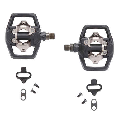 Clipless Trail Mountain Bike Pedals SPD PD-ME700 - Black