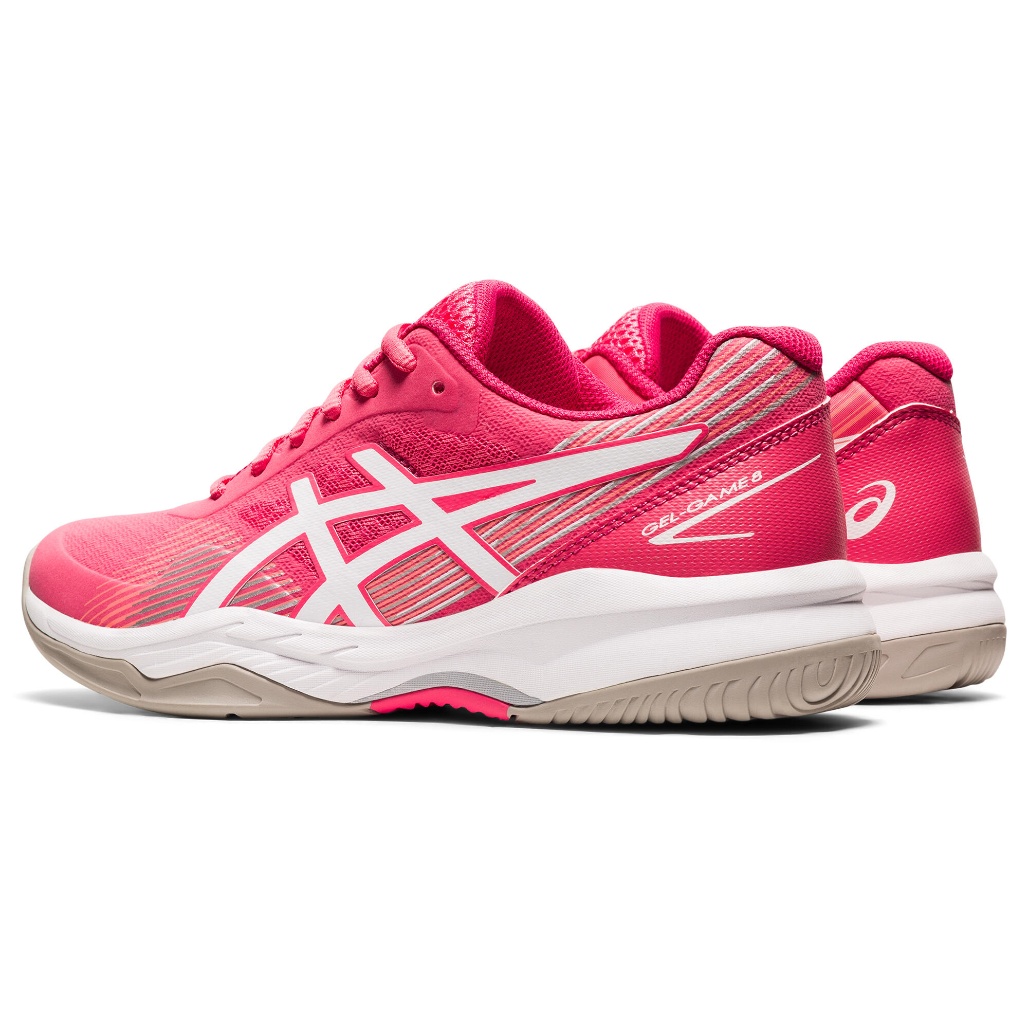 Women's Tennis Shoes Gel Game - Pink/White 4/7