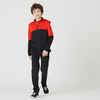 Kids' Breathable Synthetic Tracksuit S500 - Red/Black