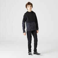 Kids' Unisex Breathable Cotton Jogging Bottoms 900 - Black