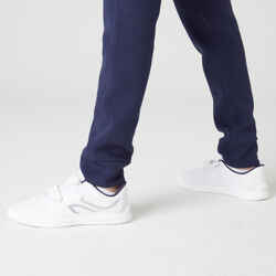 Kids' Breathable Cotton Unisex Jogging Bottoms 900 - Navy