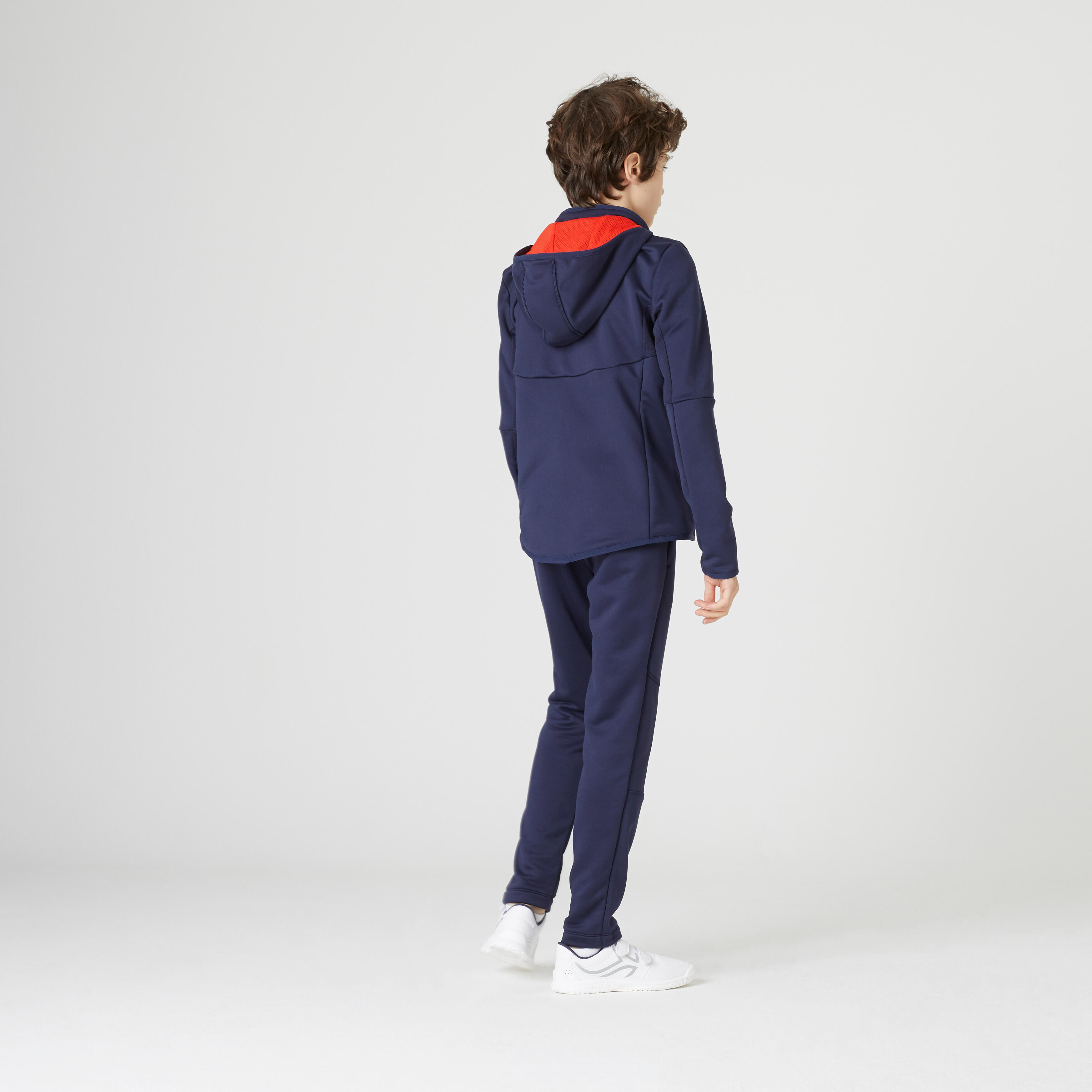 Breathable Synthetic Kids Tracksuit - S500 Navy