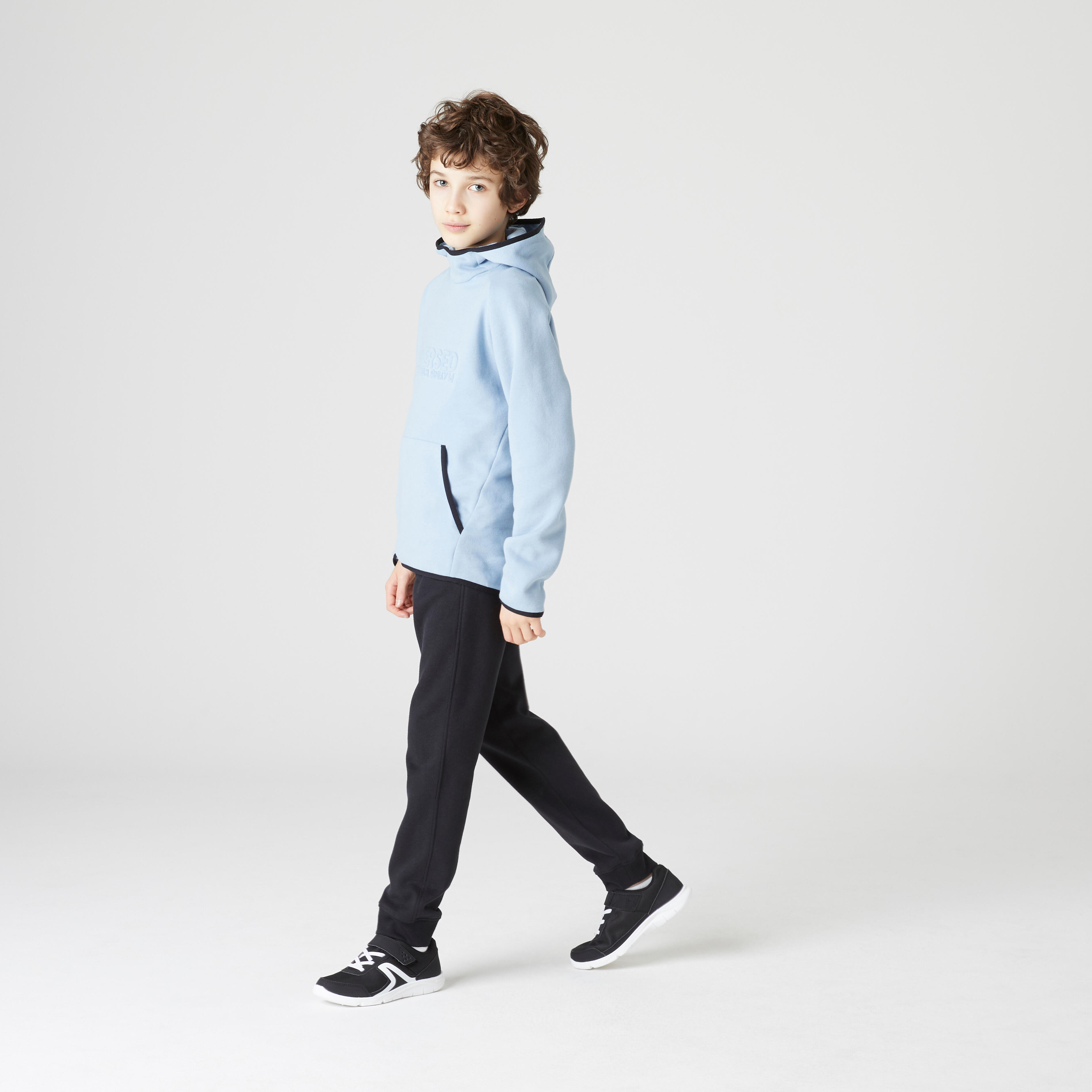 PANTALÓN DE BUZO NIÑOS 100 NEGRO - Decathlon