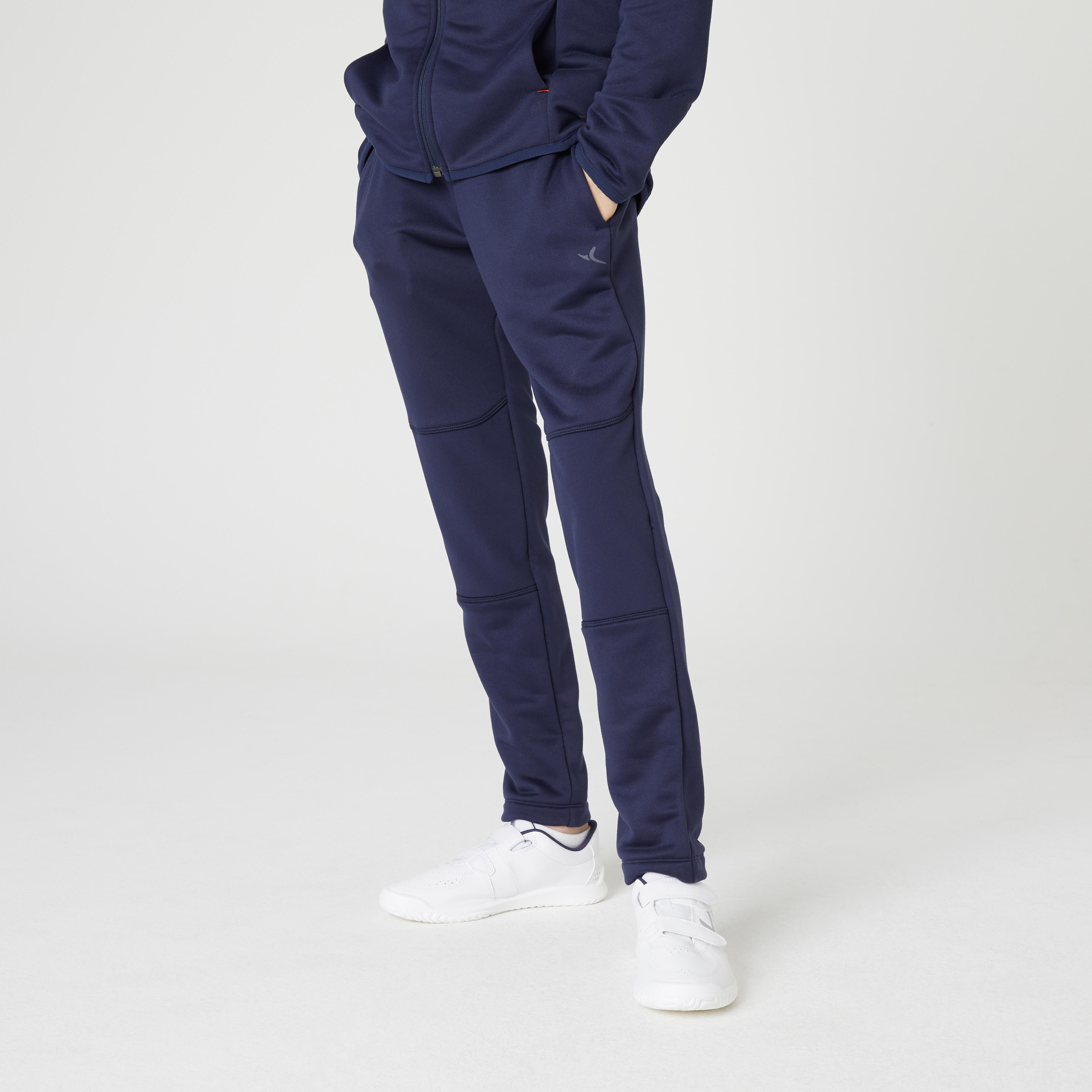 Breathable Synthetic Kids Tracksuit - S500 Navy