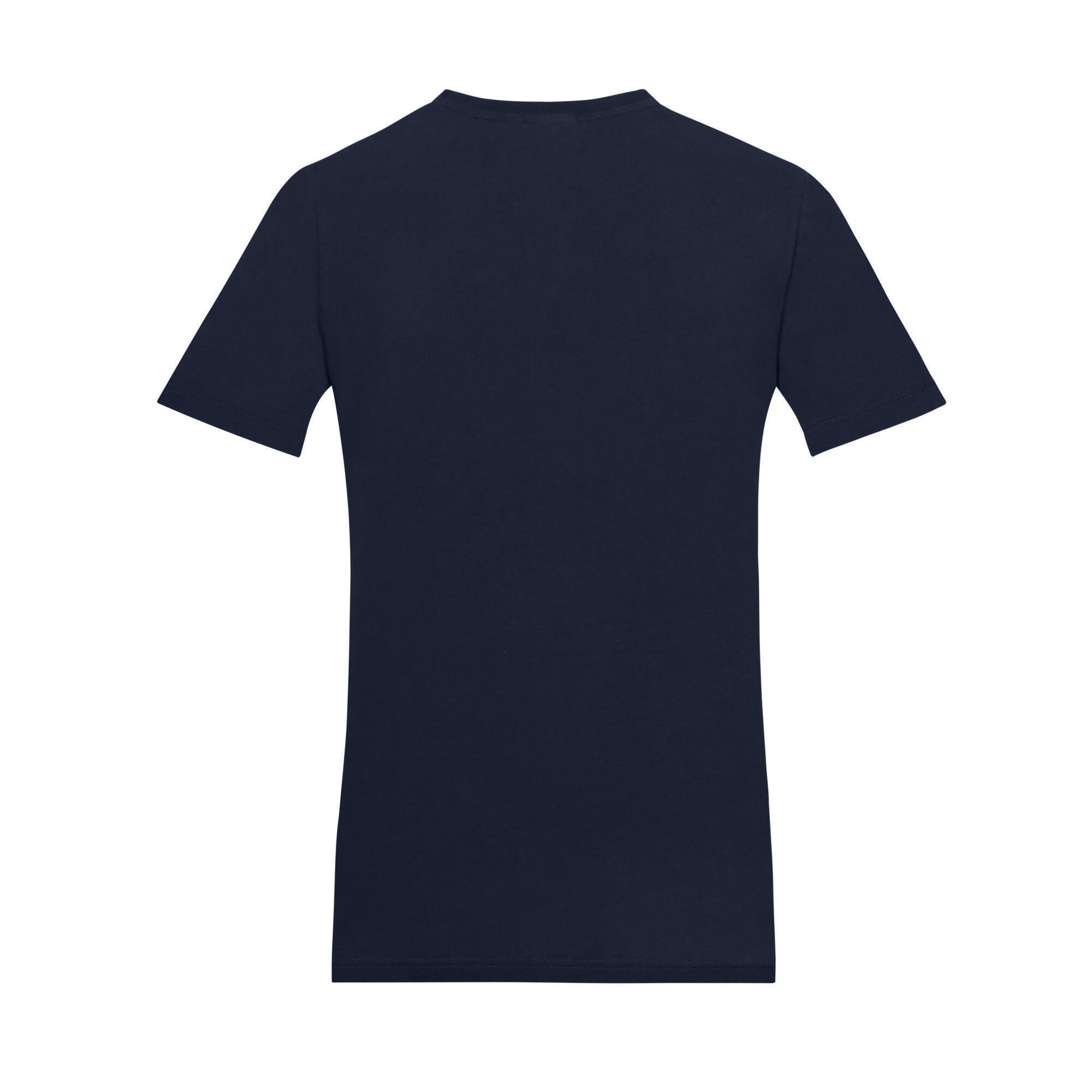 Everlast Mujer Blanco Y Azul T-Shirt Tamaño 10 de manga corta 100% algodón 