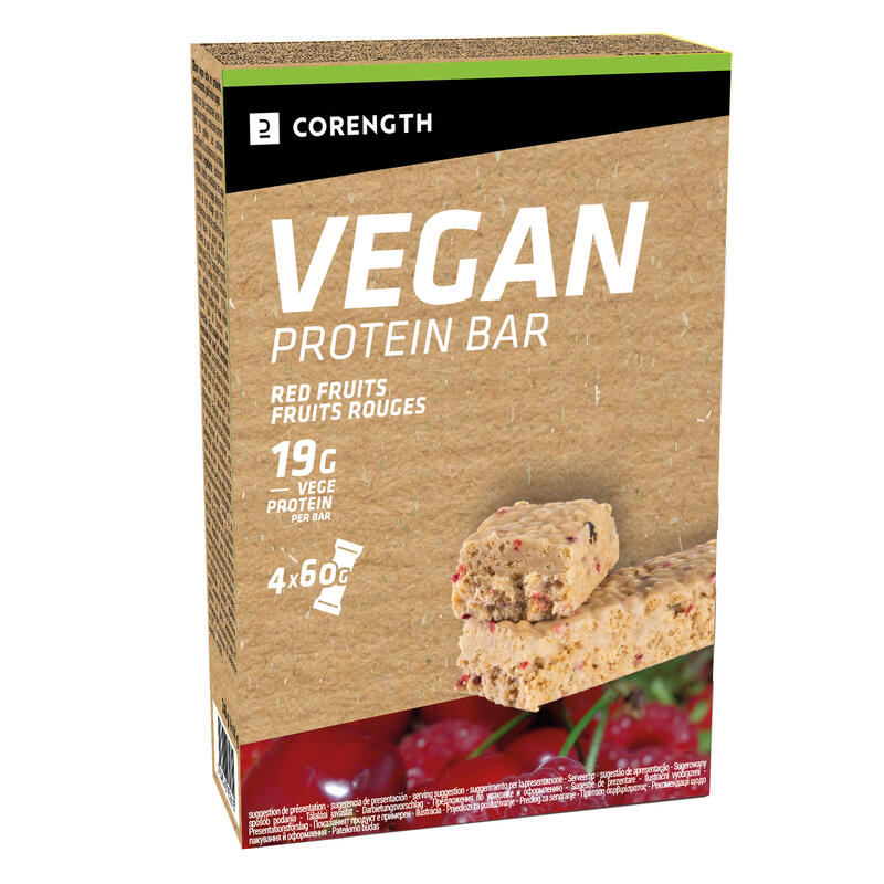Proteinová tyčinka Vegan červené plody 4 ks