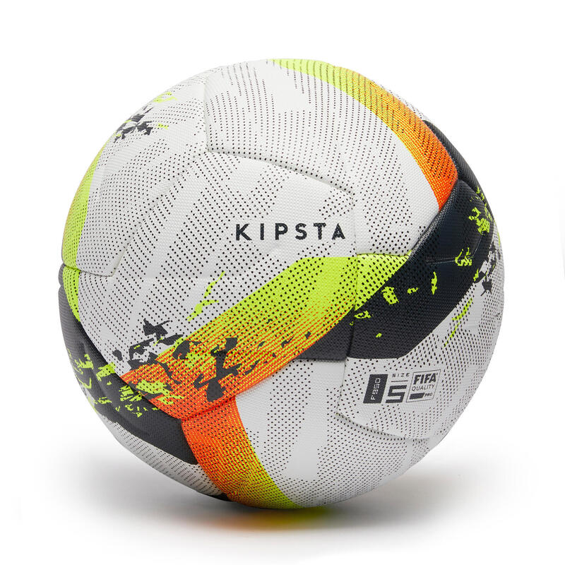 Balón de fútbol termosellado talla 5 Kipsta FIFA PRO F950 blanco