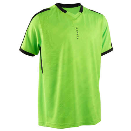 Majica kratkih rukava za nogomet F520 dječja zelena