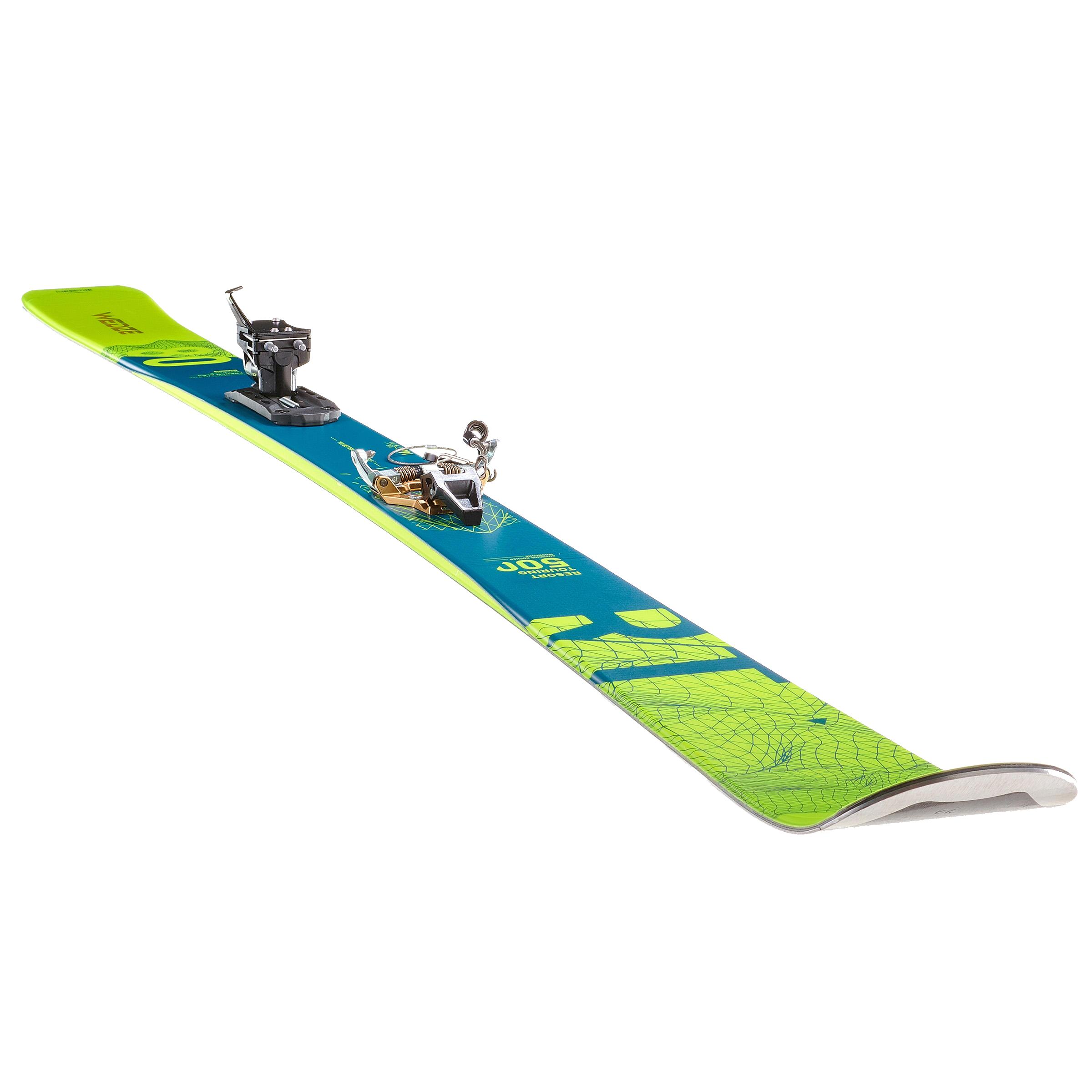 Touring Skis with Bindings and Skins - RT 500 - WEDZE