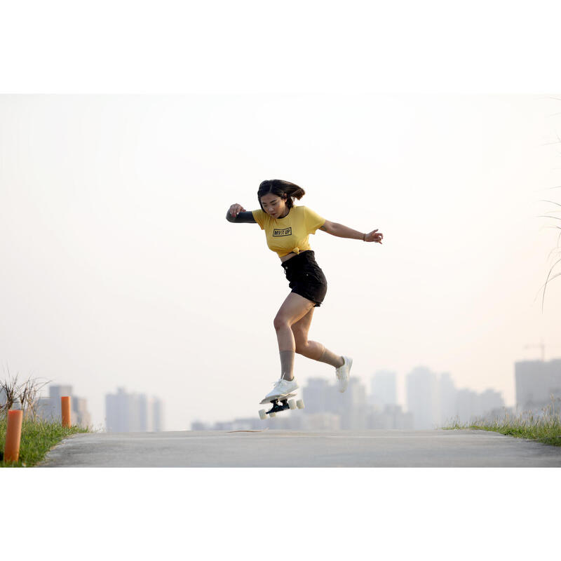 Adult Low-Top Skateboarding Longboarding Shoes Vulca 100