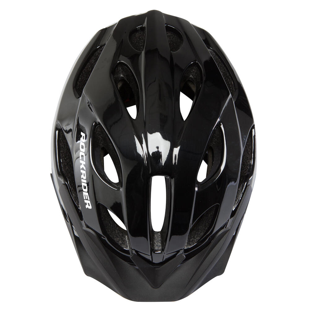 CASCO CICLISMO BICICLETA DE MONTAÑA ST 50 NEGRO