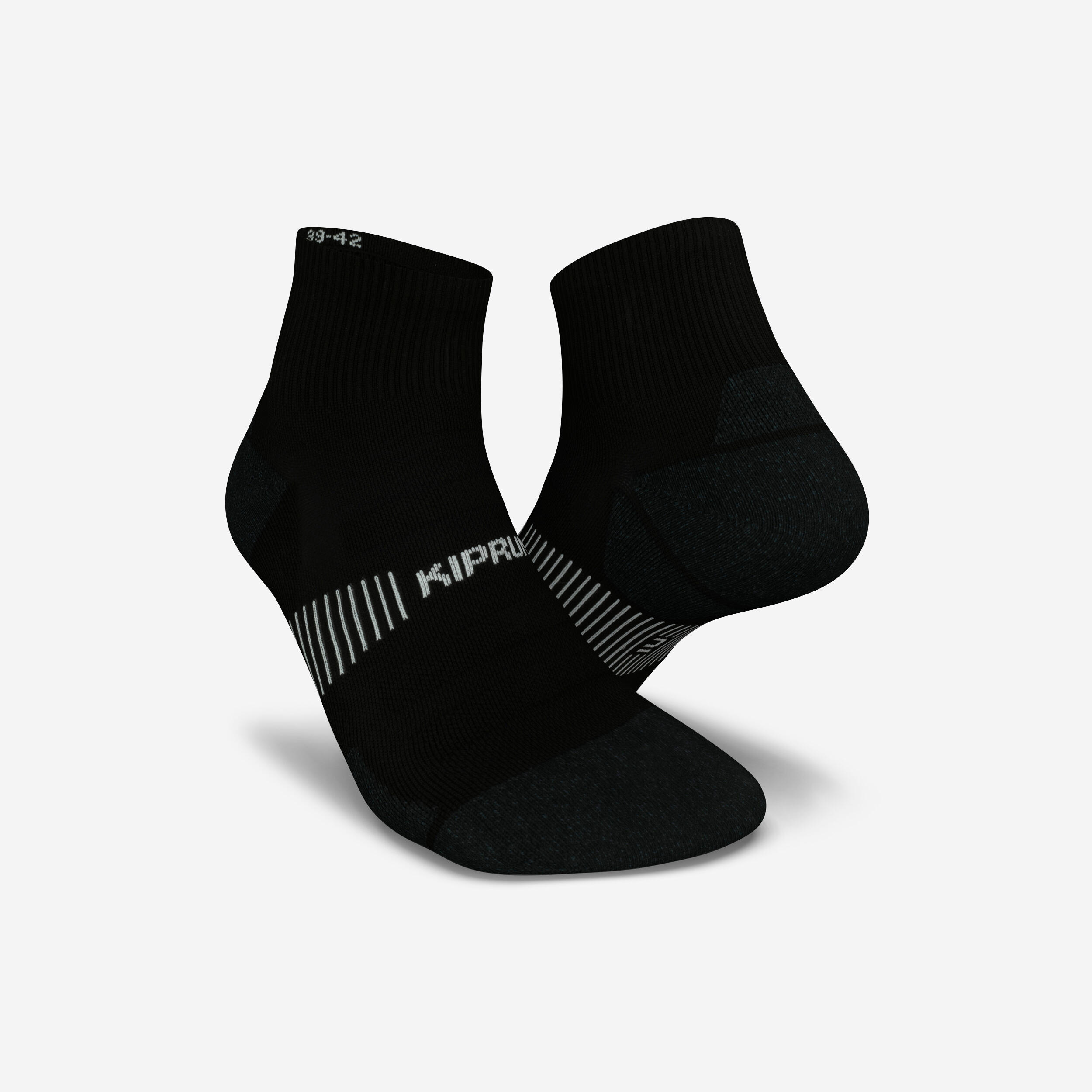 KIPRUN RUNNING MID THICK SOCKS - RUN 900 BLACK