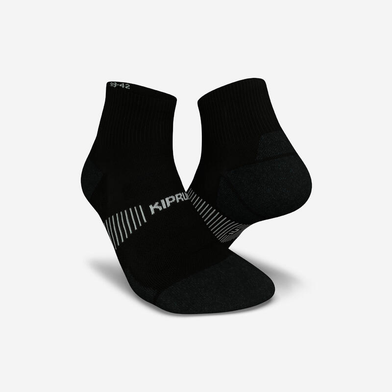 Orta Boy Konçlu Koşu Çorabı - Siyah - RUN900