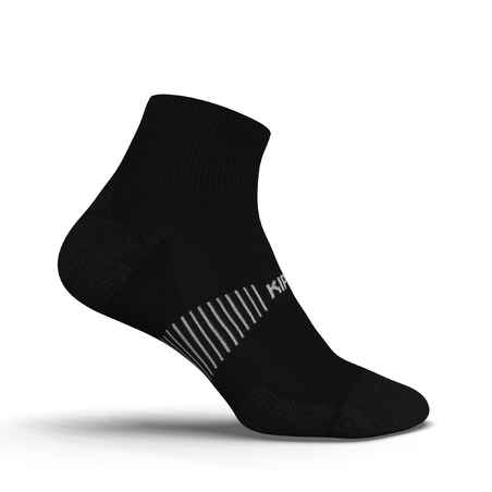 Ekologiško dizaino bėgimo kojinės „Run900 Mid Thick“, juodos