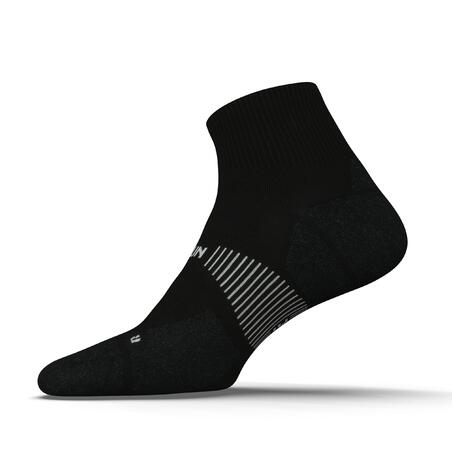 Čarape za trčanje Run 900 srednje duboke debele - crne