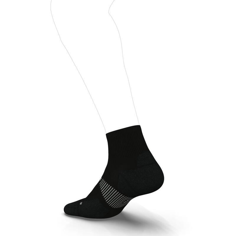 Laufsocken halbhoch dick - Run 900 schwarz 