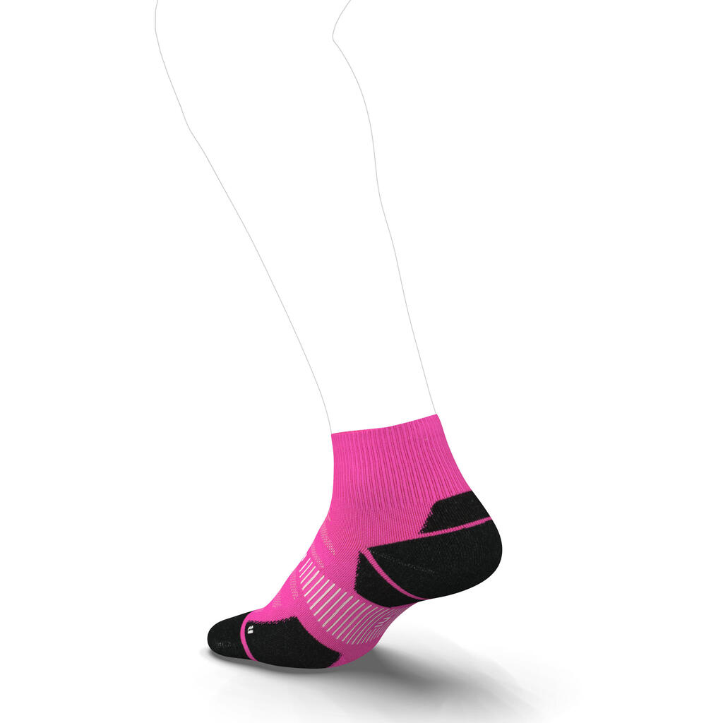 RUN900 MID THICK RUNNING SOCKS - PINK