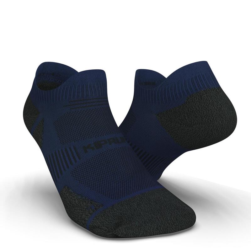 CHAUSSETTES DE RUNNING RUN900 FINES INVISIBLES BLEUES