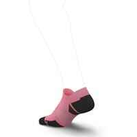 тънки чорапи тип терлик за бягане STRAP, розови