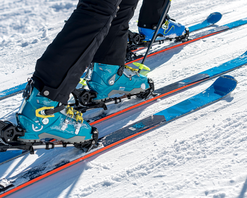 COMMENT UTILISER DES FIXATIOSN DE SKIS DE RANDONNÉE DÉBRAYABLE ?