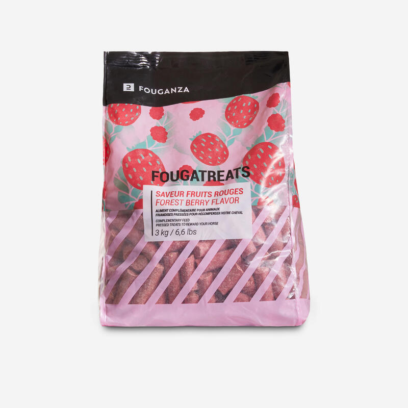 Leckerlis Rote Beeren Pferd/Pony - Fougatreats 3 kg