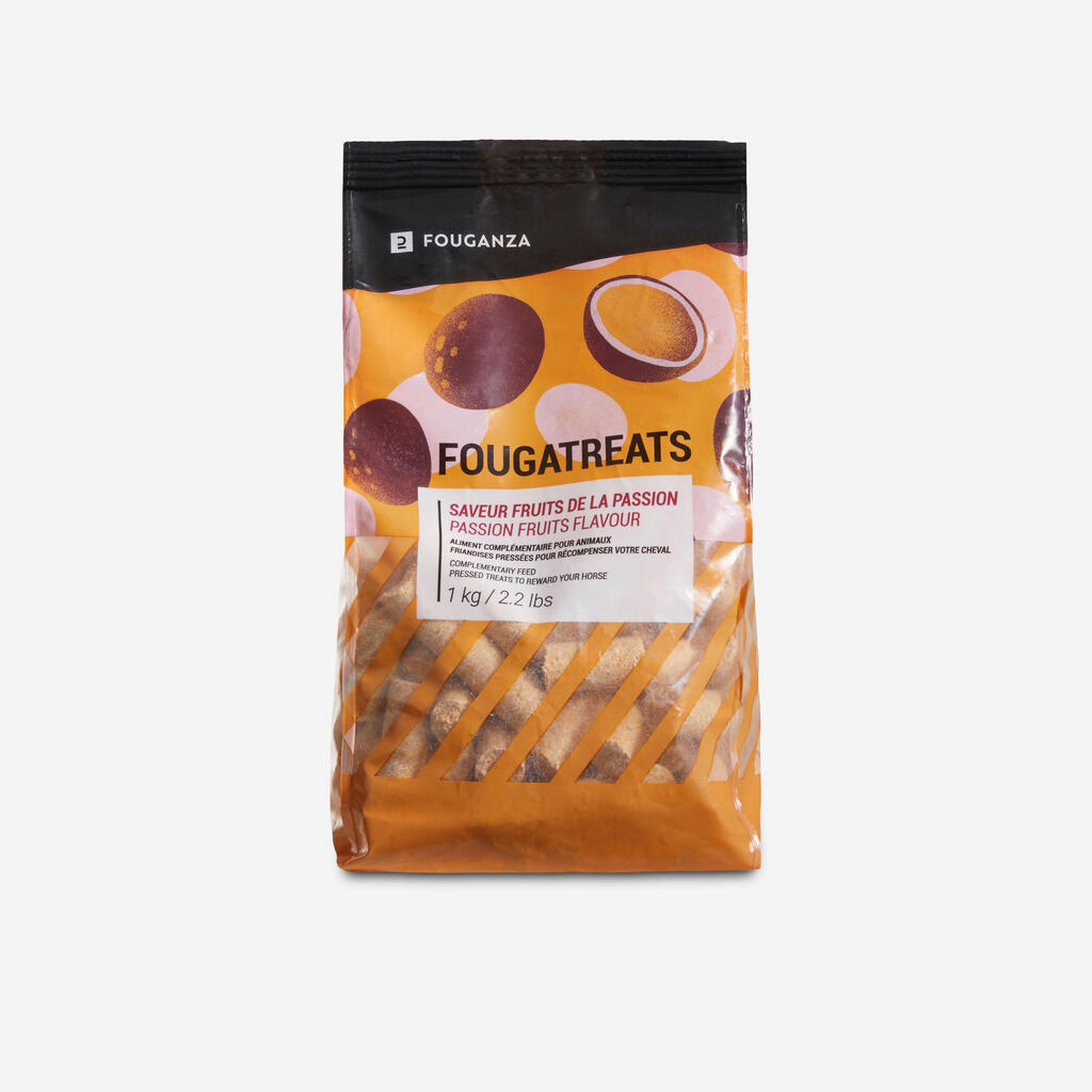 Horse Riding Treats For Horse/Pony Fougatreats 1kg - Passionfruit