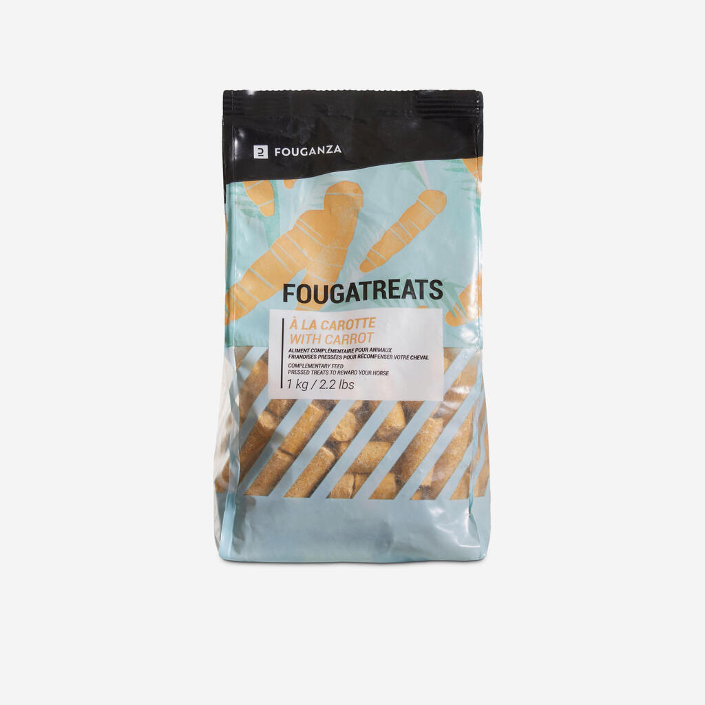 Zirgu un poniju našķi “fougatreats”, 1 kg, ar burkānu garšu